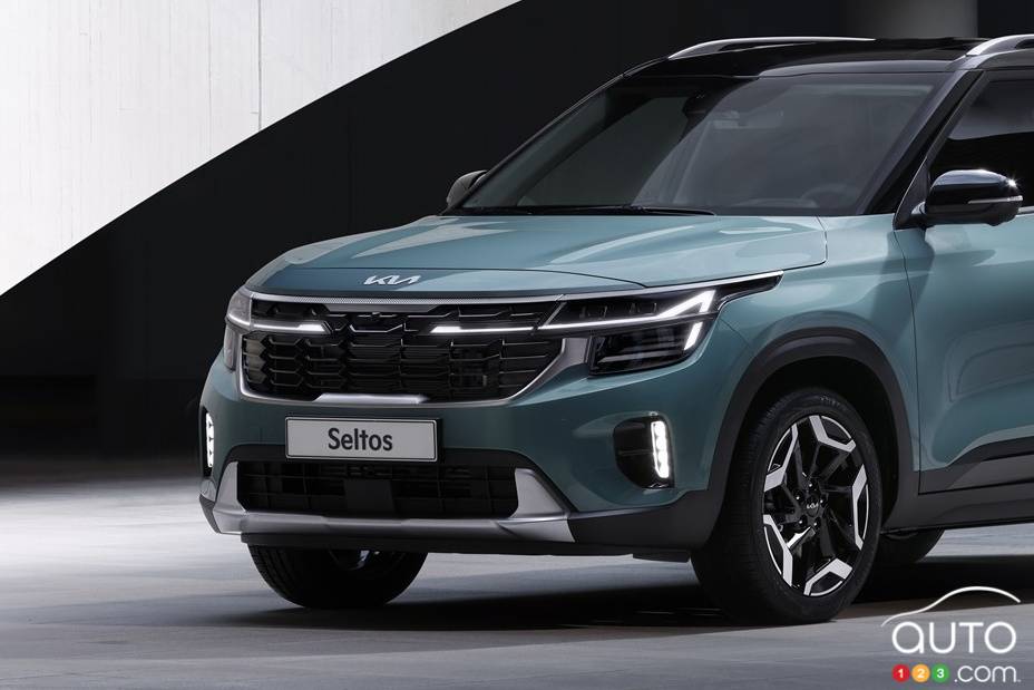 Kia Seltos 2023 (Corée du Sud), avant